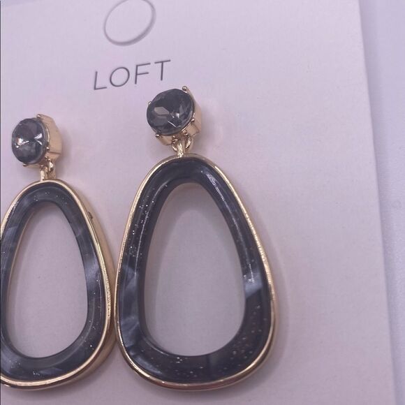 Ann Taylor Loft Gray Drop Earrings - Picture 7 of 7